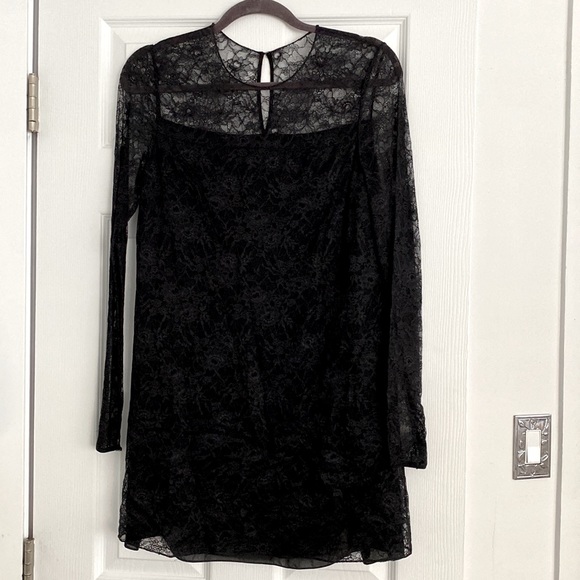 Jason Wu lace long sleeve black dress - Picture 6 of 6